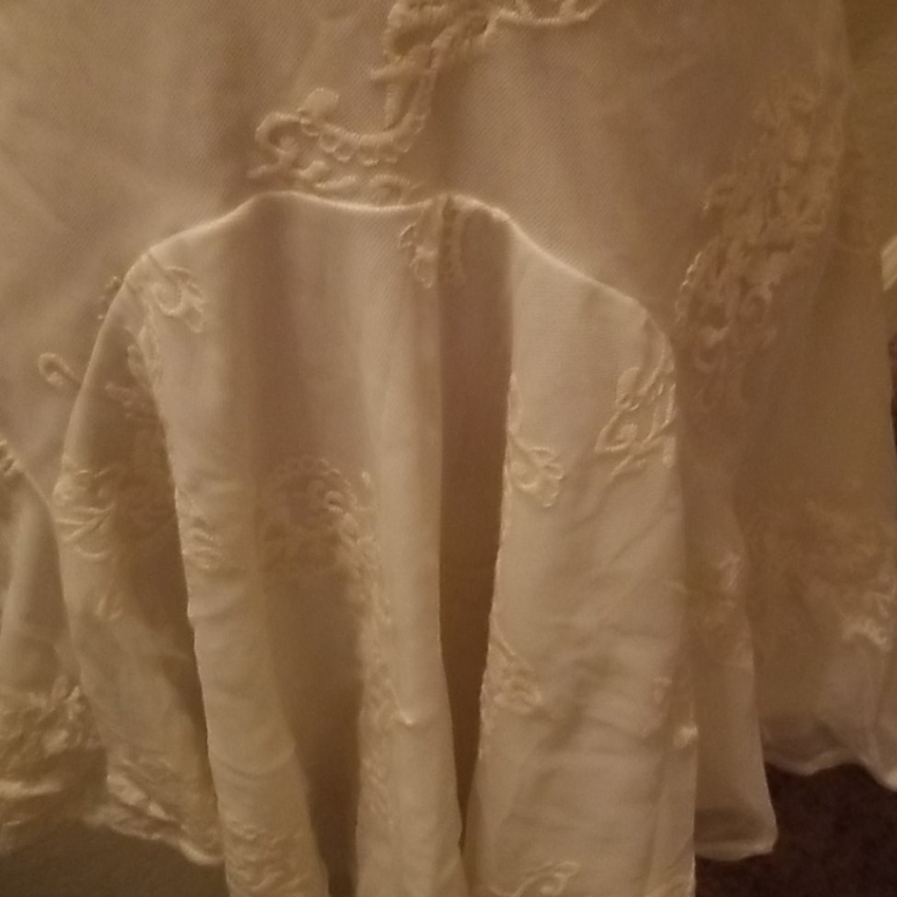 Beautiful Cream High-Low Dress - Picture 3 of 5